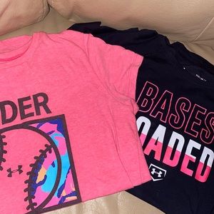 Under Armour Softball Shirts (girls medium)